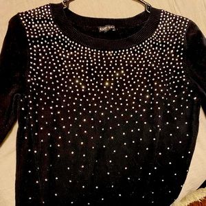 Express bedazzled sweater